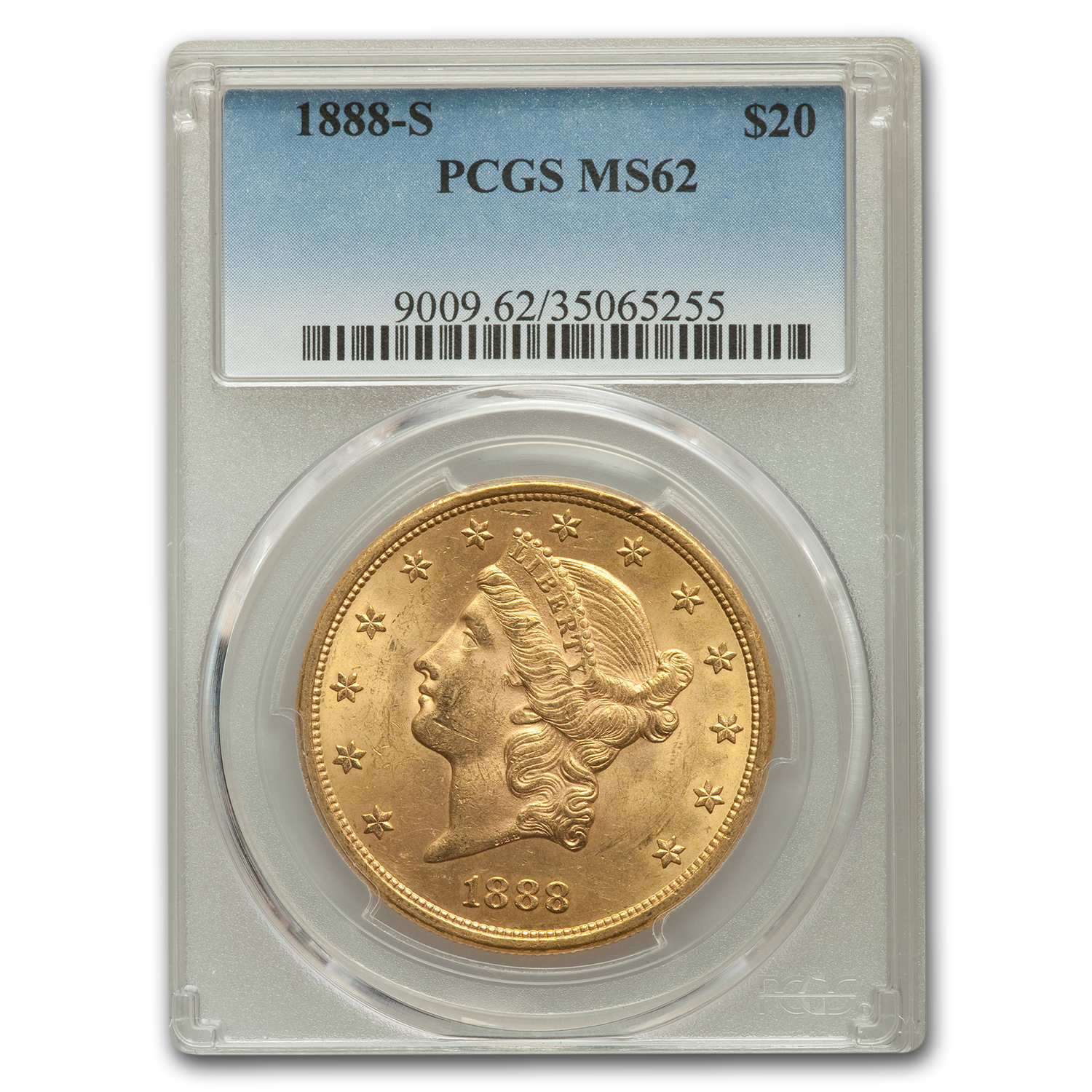 Buy 1888-S $20 Liberty Gold Double Eagle MS-62 PCGS