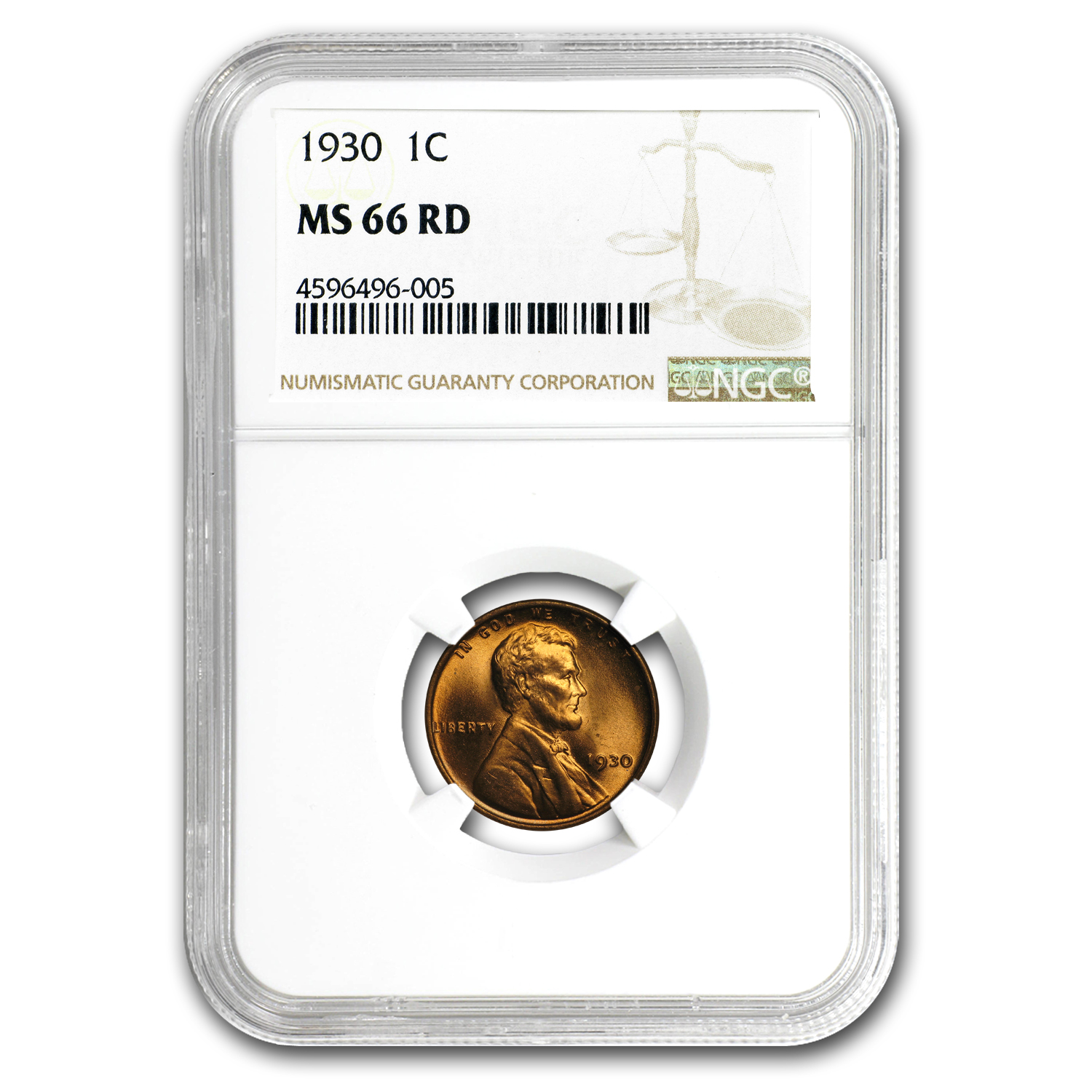 Buy 1930 Lincoln Cent MS-66 NGC (Red)
