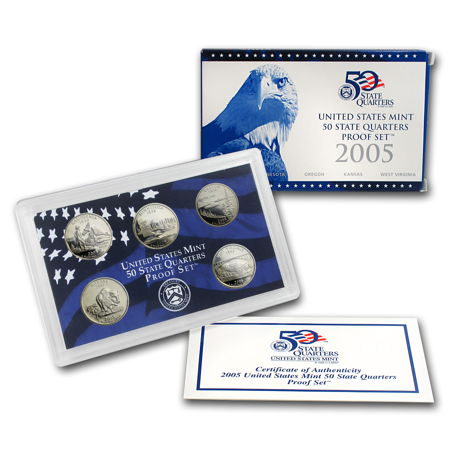 Buy 2005 50 State Quarters Proof Set - Click Image to Close