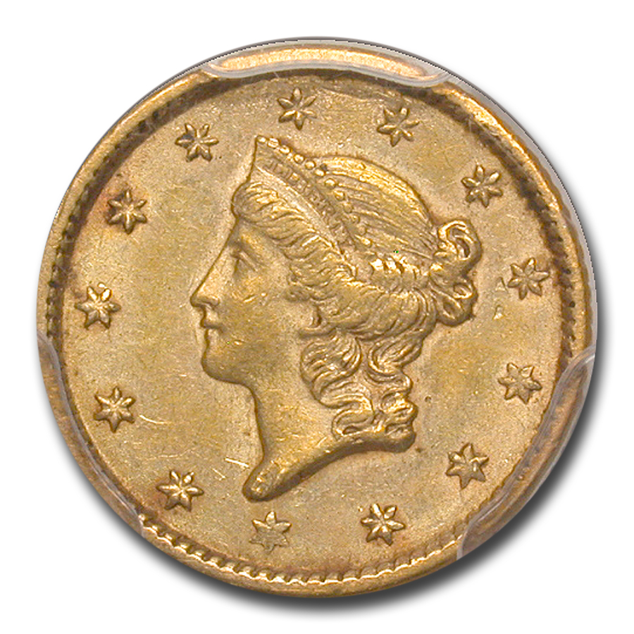 Buy 1851 $1 Liberty Head Gold AU-55 PCGS
