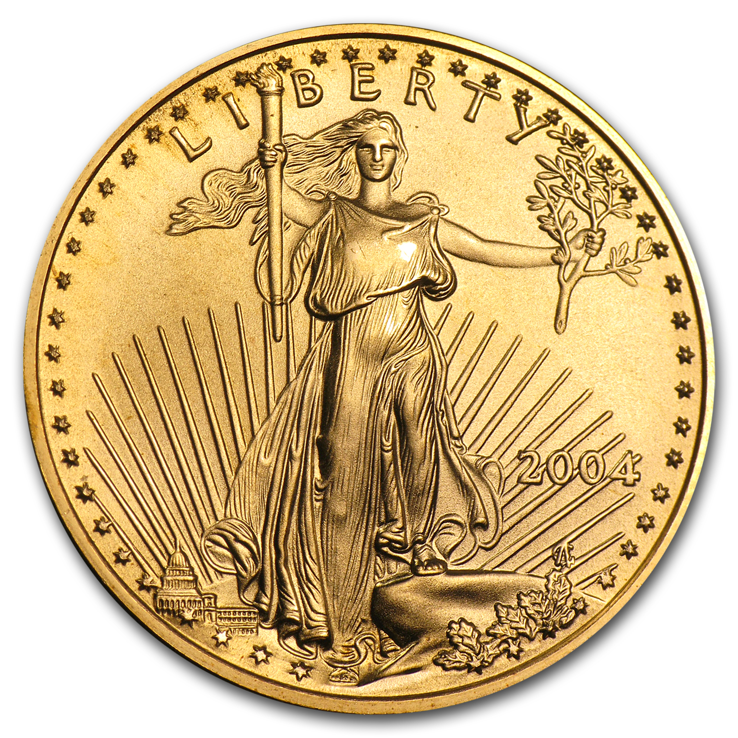 Buy 2004 1/2 oz American Gold Eagle BU