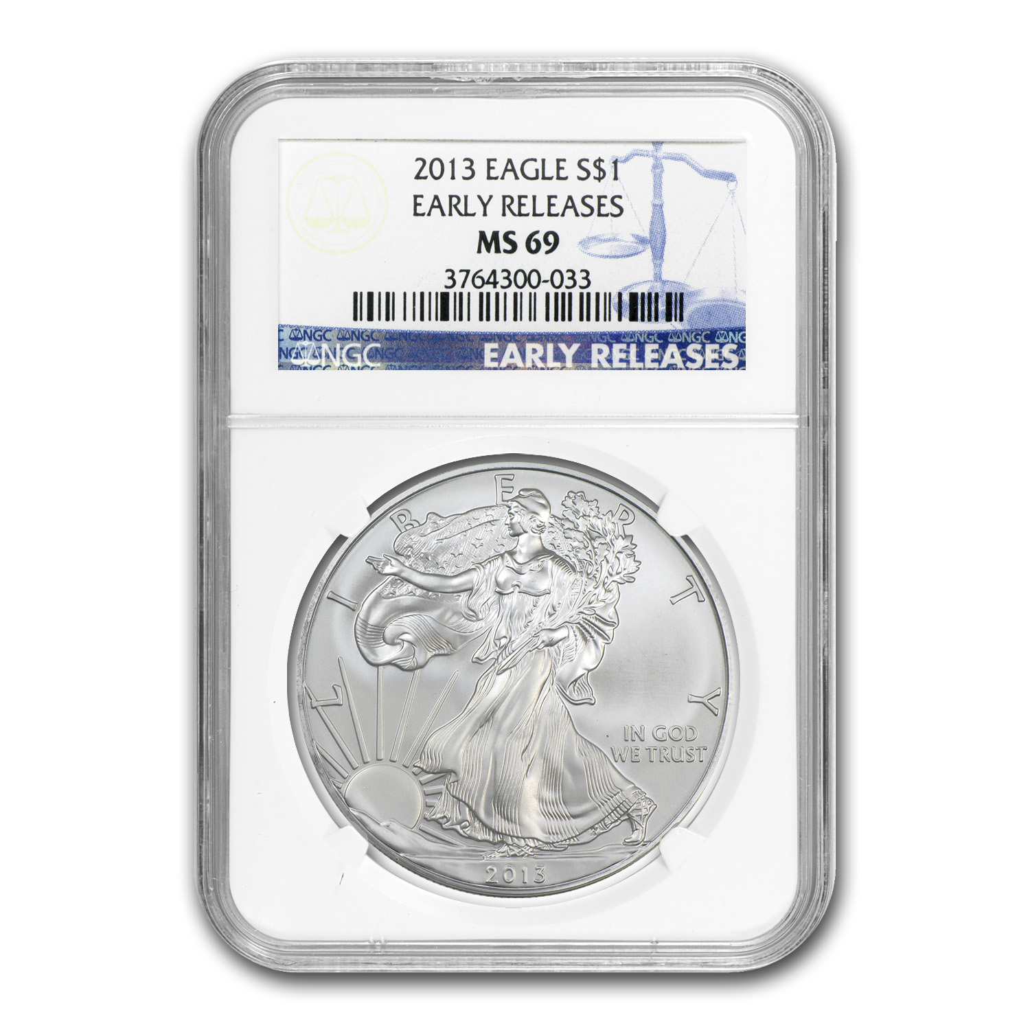 Buy 2013 American Silver Eagle MS-69 NGC (Early Releases)
