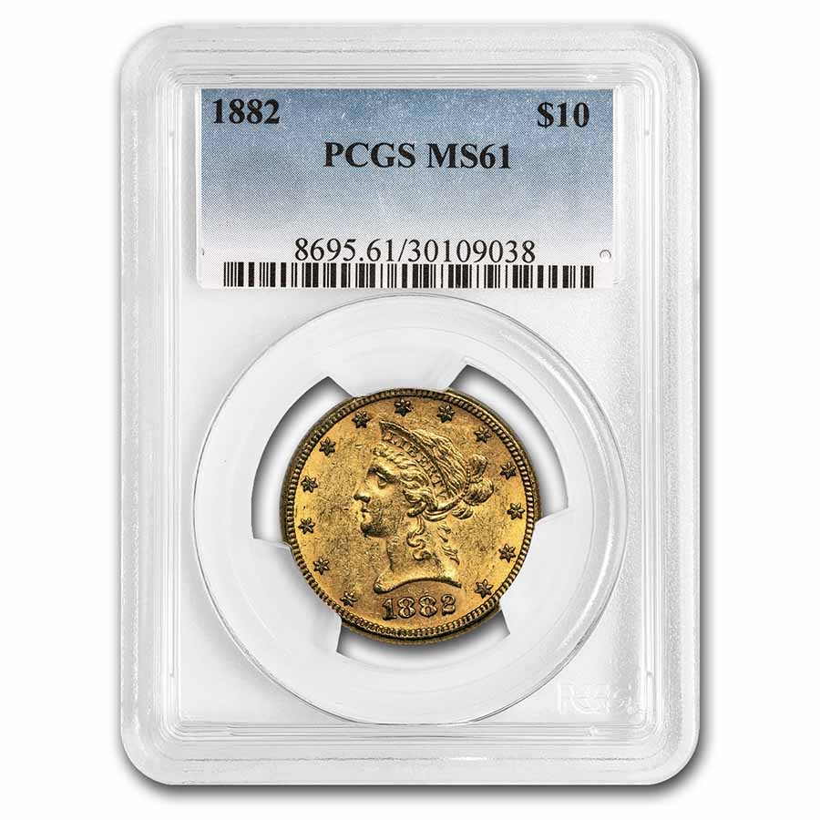Buy 1882 $10 Liberty Gold Eagle MS-61 PCGS - Click Image to Close