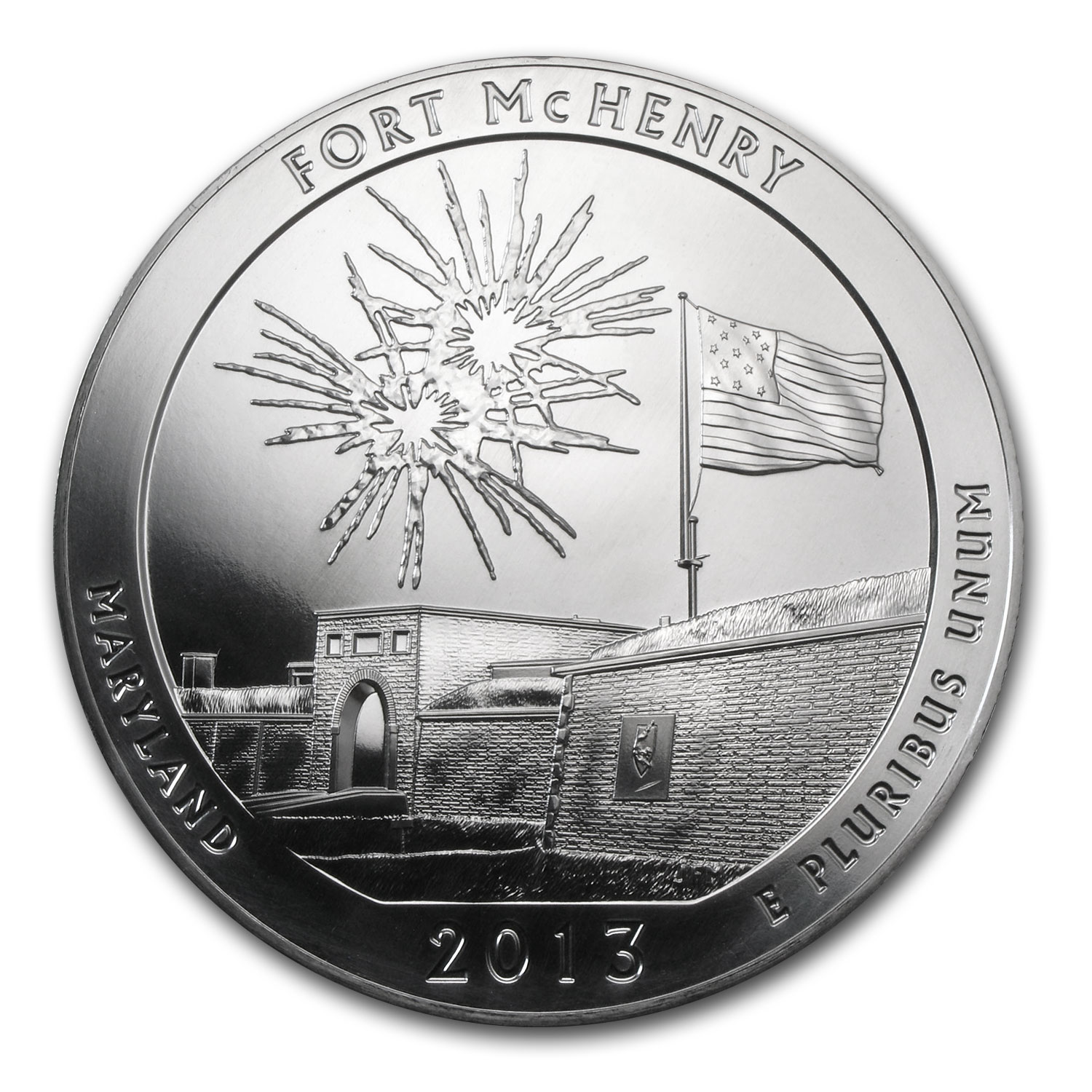 Buy 2013 5 oz Silver ATB Fort McHenry National Park, MD - Click Image to Close