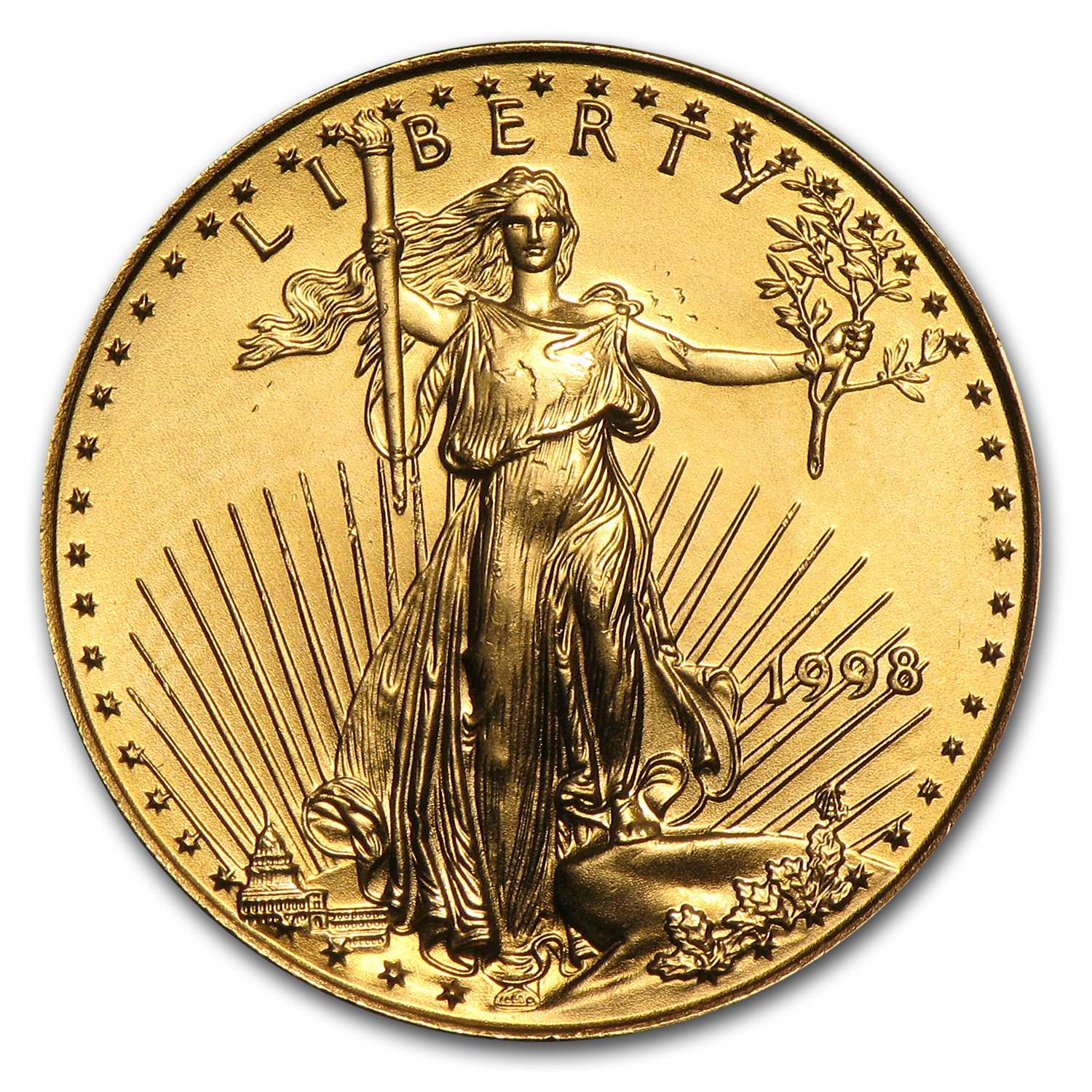 Buy 1998 1/4 oz American Gold Eagle BU