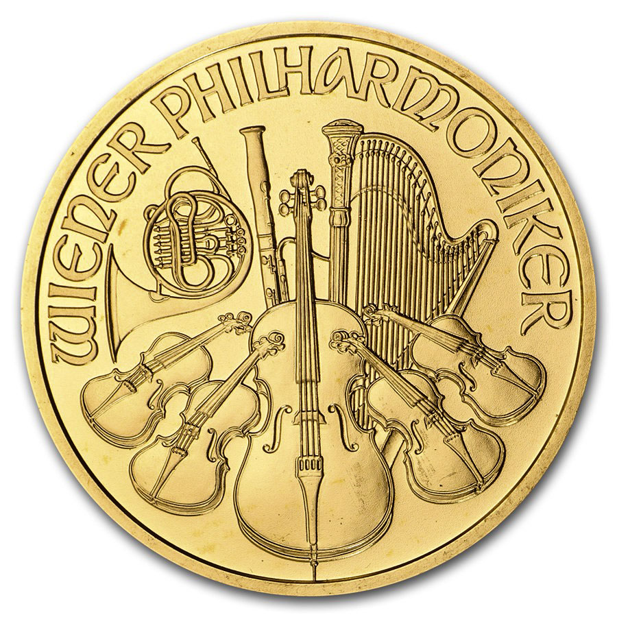 Buy 1998 Austria 1 oz Gold Philharmonic BU