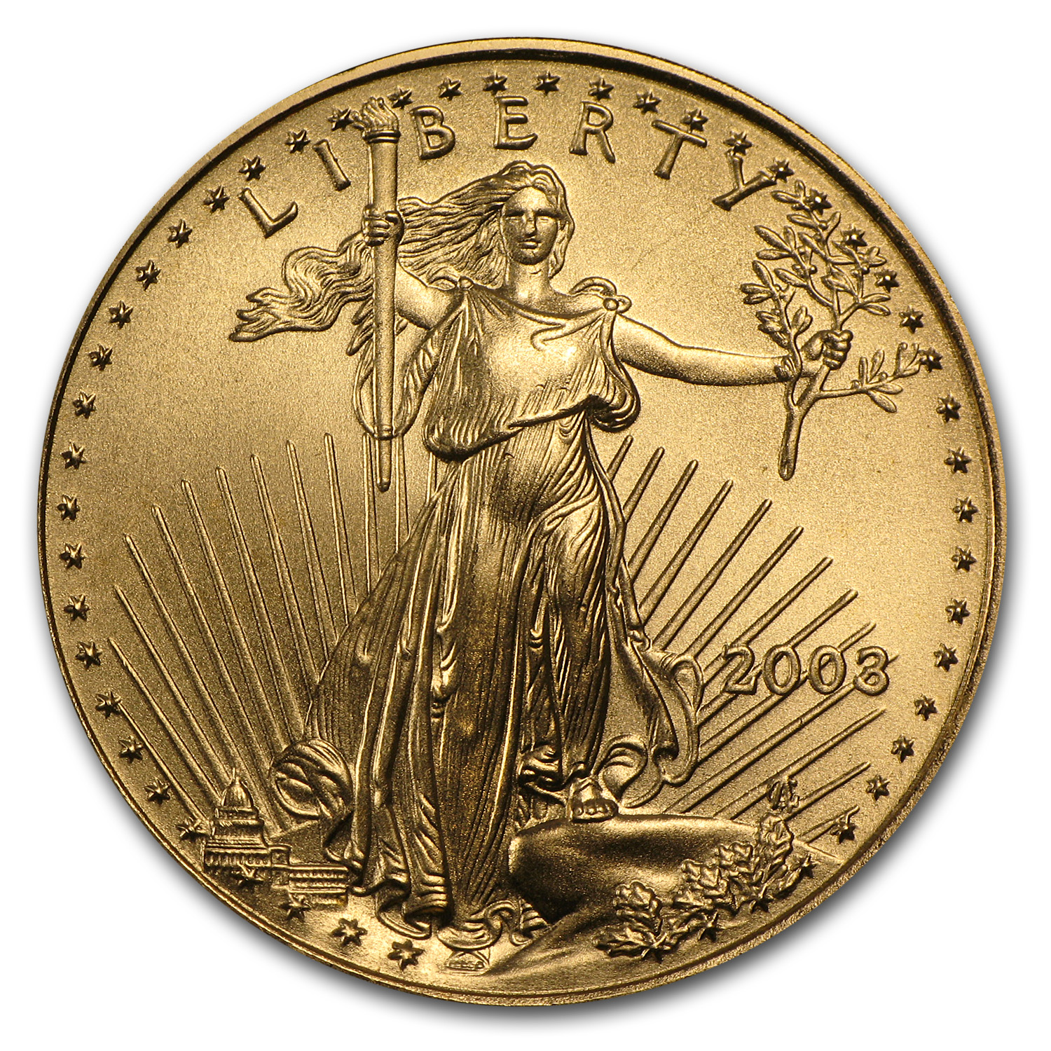 Buy 2003 1/2 oz American Gold Eagle BU