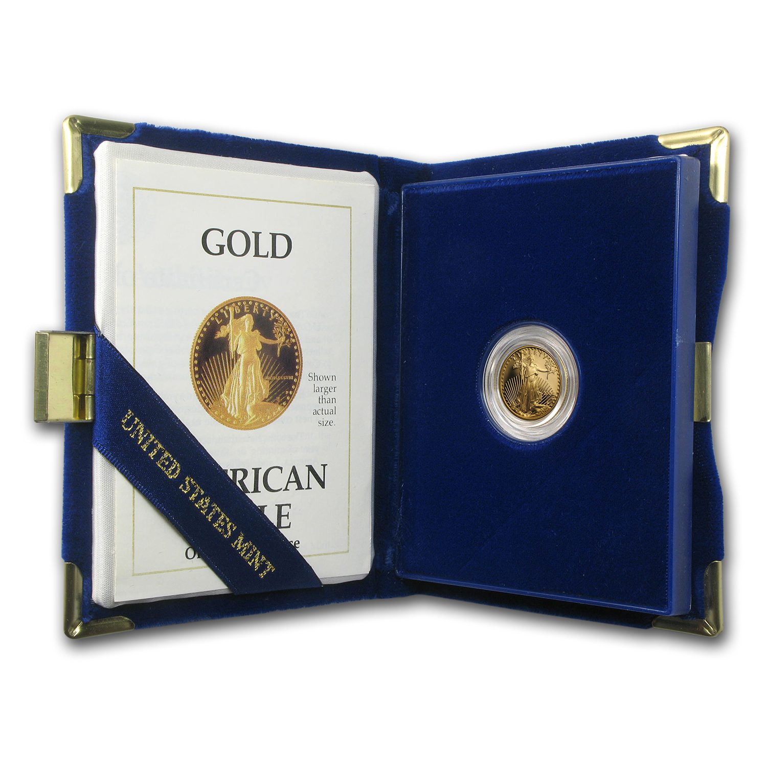 Buy 1989-P 1/10 oz Proof American Gold Eagle (w/Box & COA)