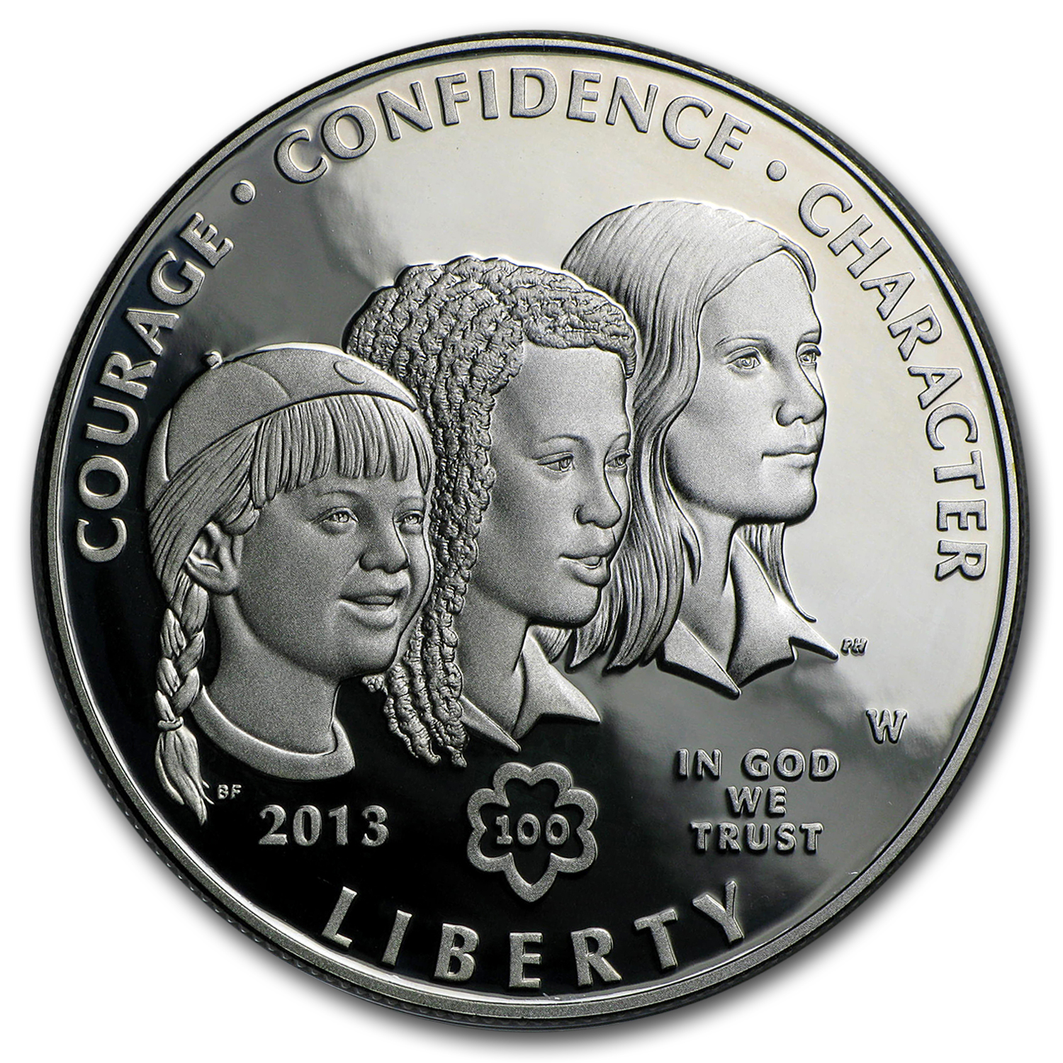 Buy 2013-W Girl Scouts $1 Silver Commem Proof (w/Box & COA)