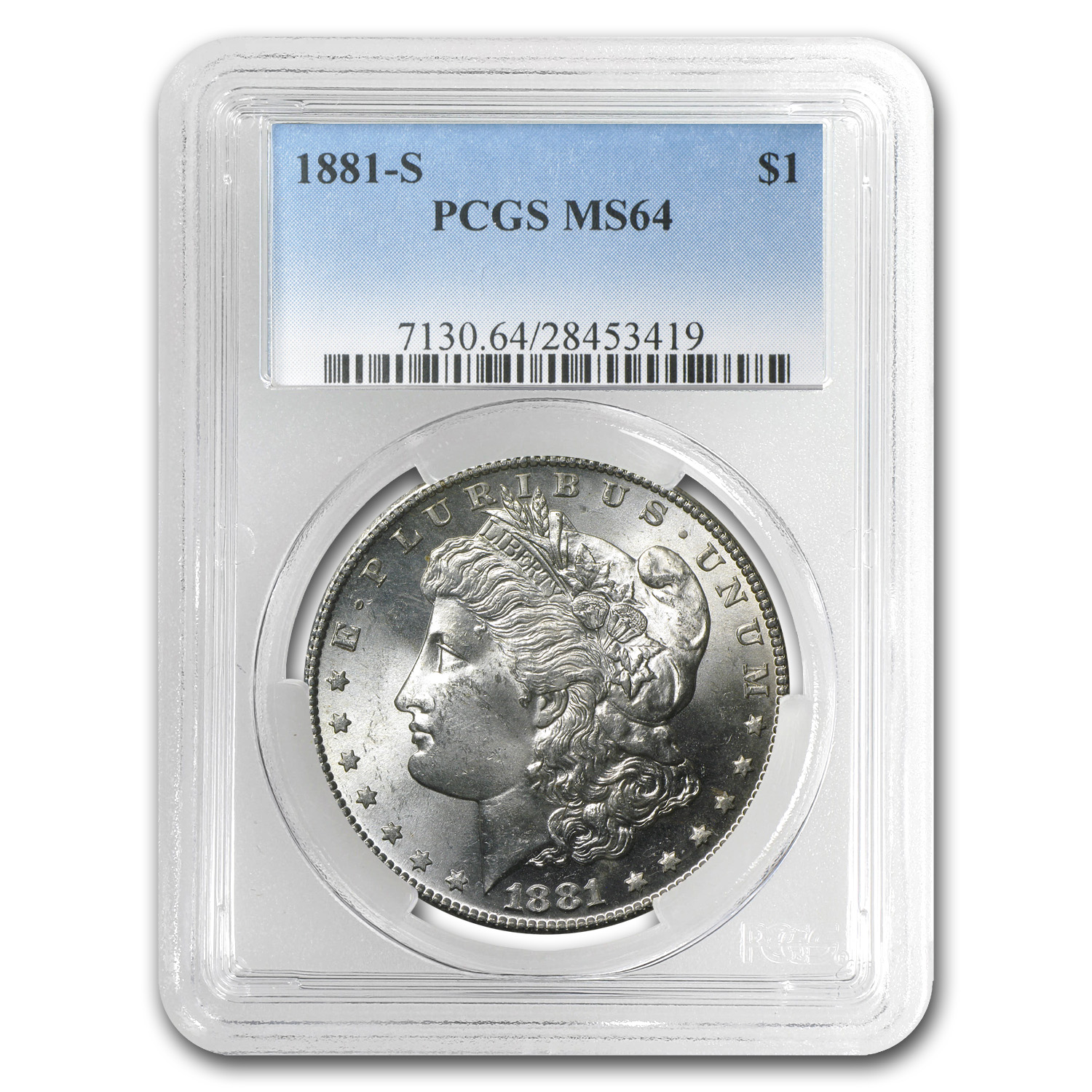 Buy 1881-S Morgan Dollar MS-64 PCGS