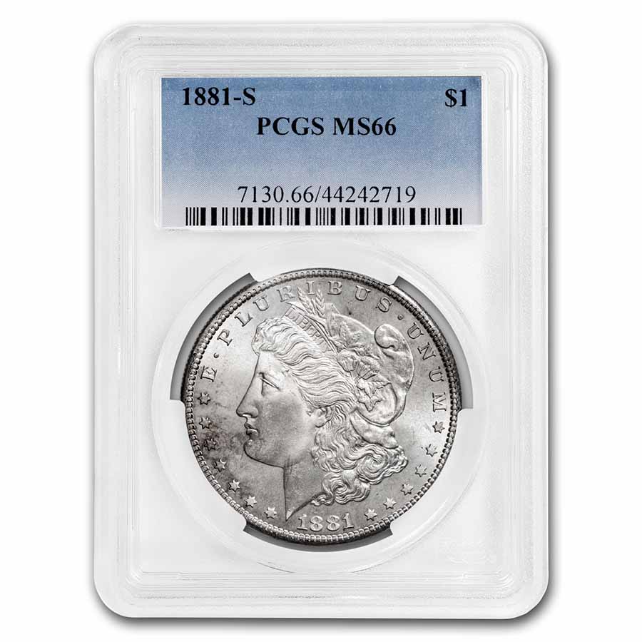 Buy 1881-S Morgan Dollar MS-66 PCGS