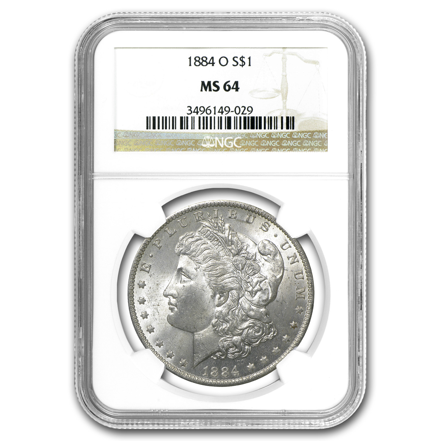 Buy 1884-O Morgan Dollar MS-64 NGC