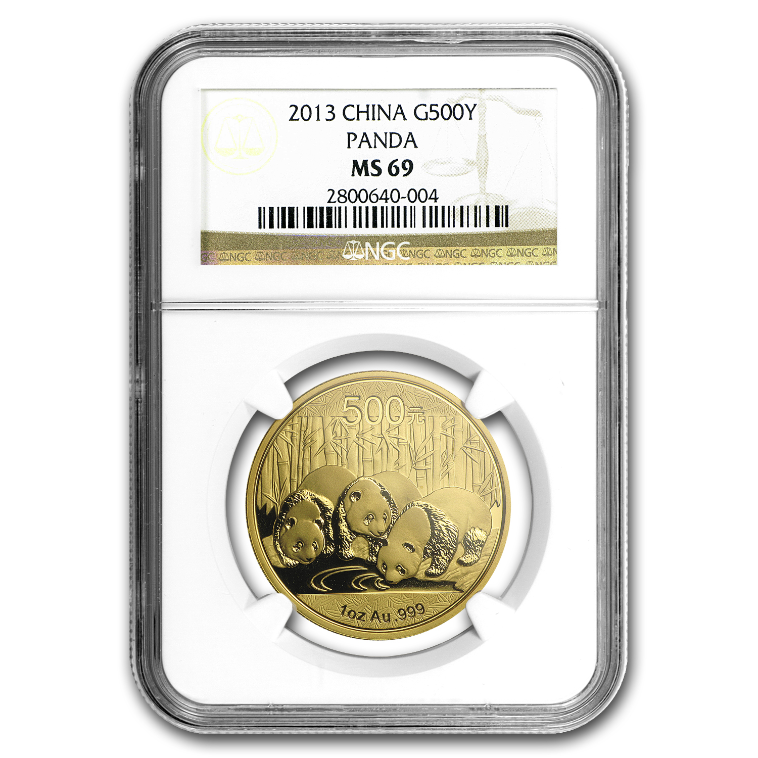 Buy 2013 China 1 oz Gold Panda MS-69 NGC