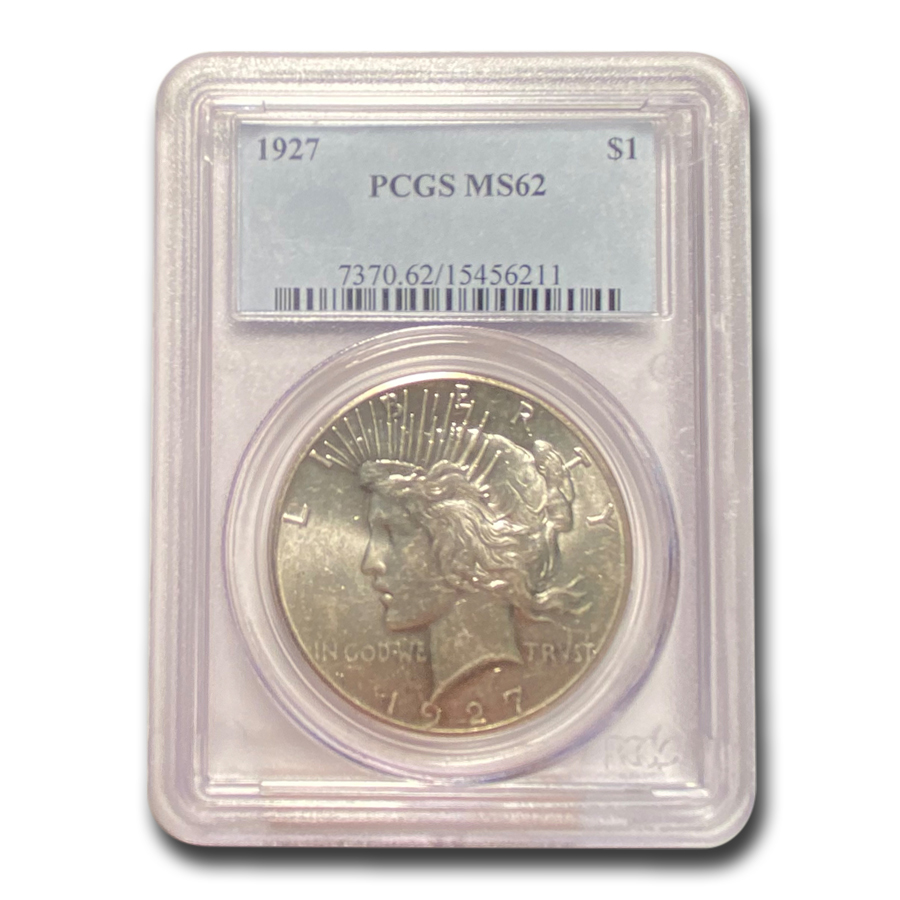 Buy 1927 Peace Dollar MS-62 PCGS - Click Image to Close