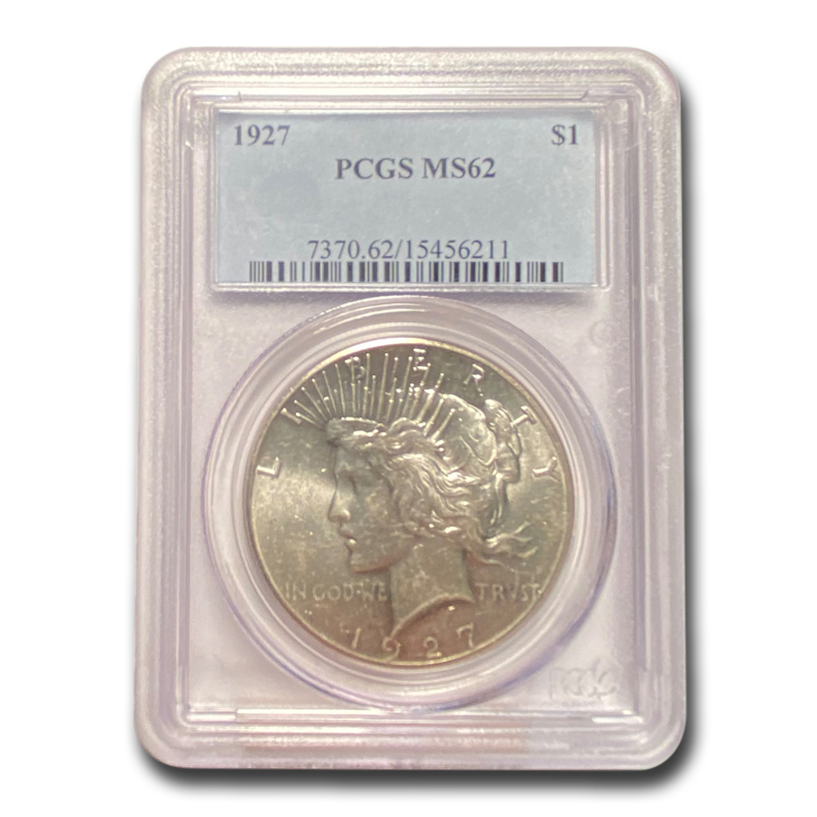 Buy 1927 Peace Dollar MS-62 PCGS