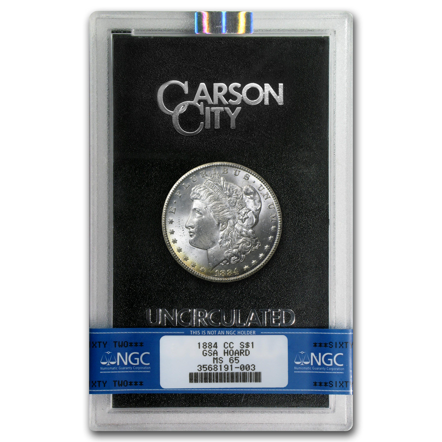 MS-65 NGC 1884-CC Morgan Dollar (GSA)