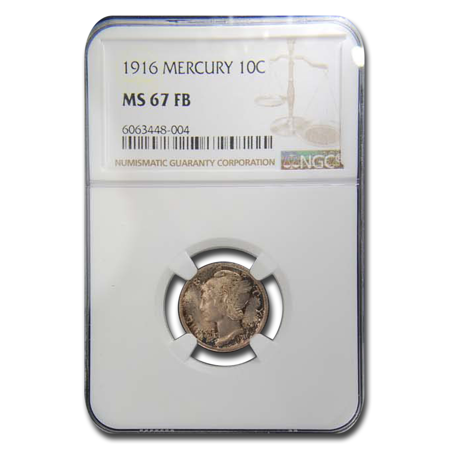 Buy 1916 Mercury Dime MS-67 NGC (FB)