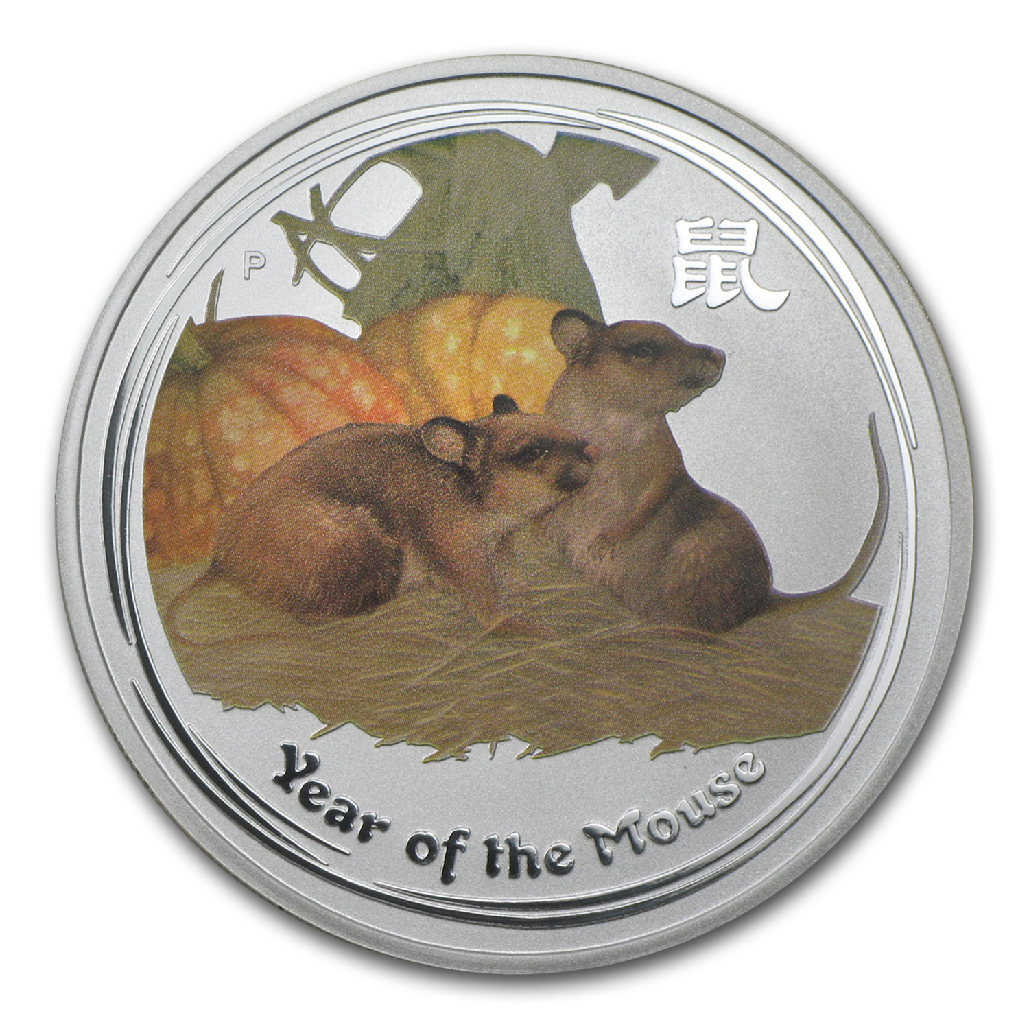 Buy 2008 Australia 1 oz Silver Mouse BU (Series II, Colorized)