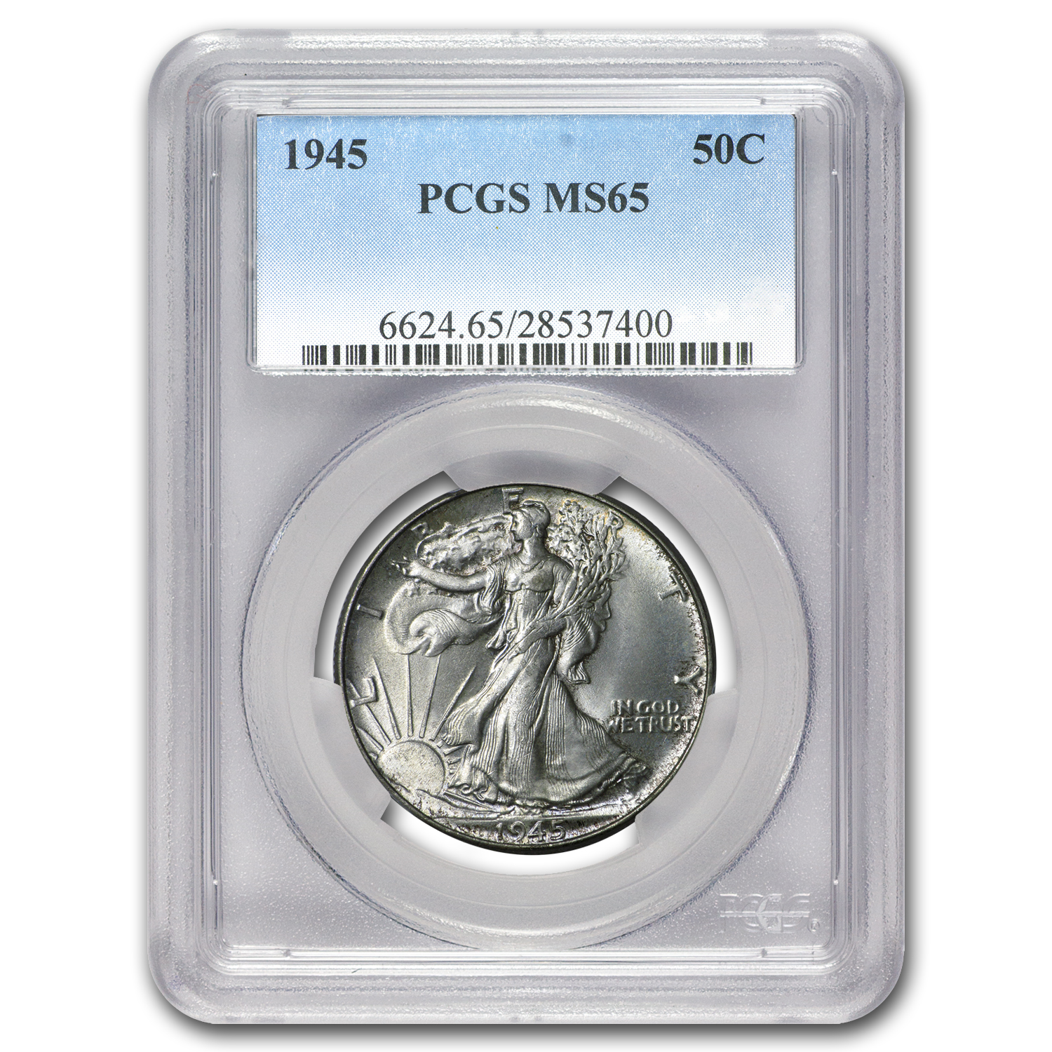 Buy 1945 Walking Liberty Half Dollar MS-65 PCGS