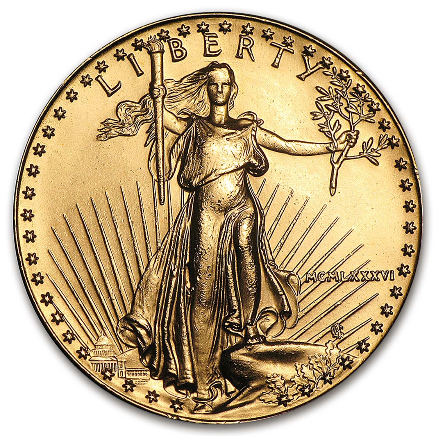 Buy 1986 1 oz American Gold Eagle BU (MCMLXXXVI)