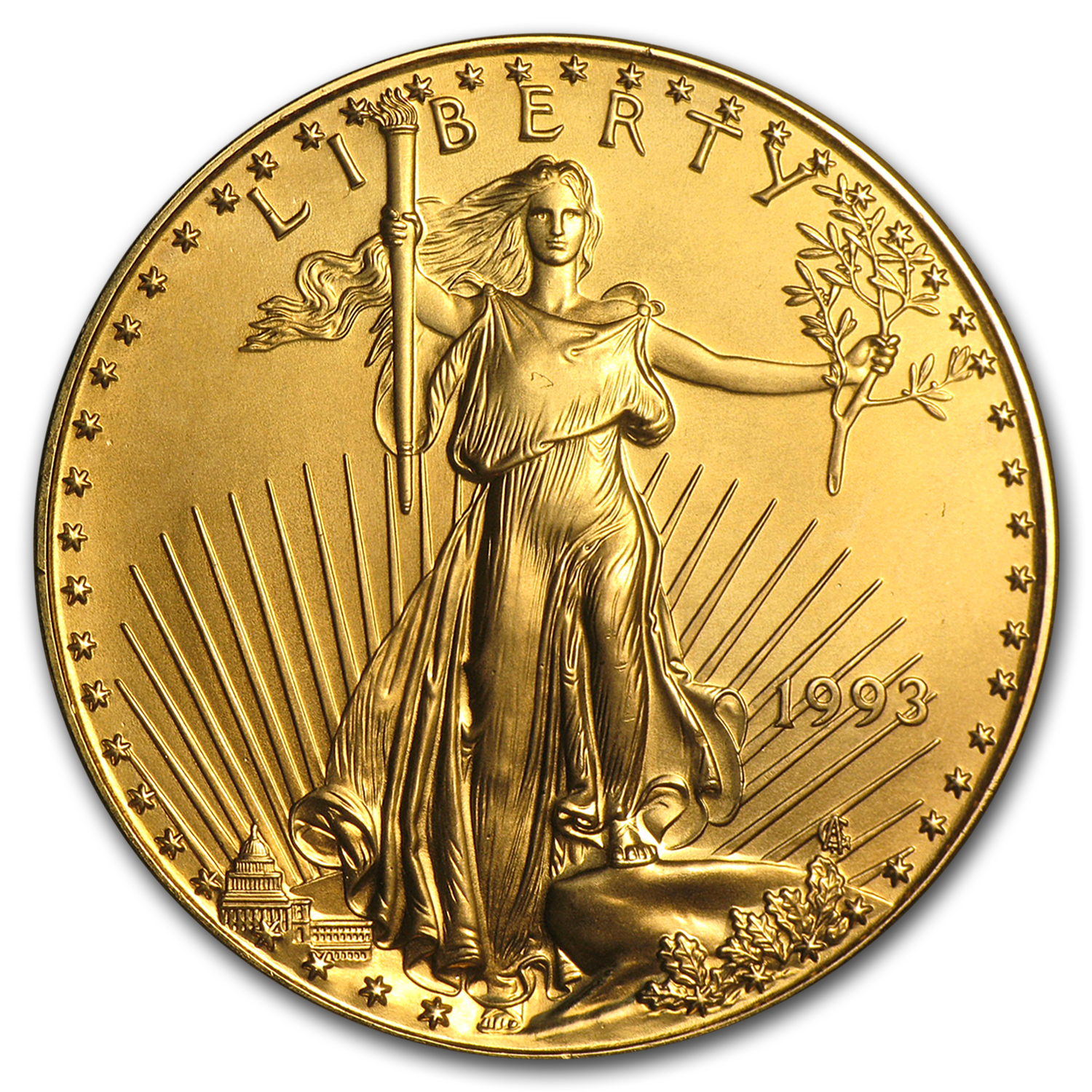 Buy 1993 1 oz American Gold Eagle BU