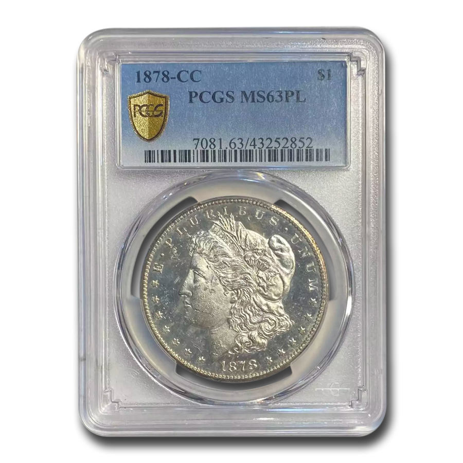 Buy 1878-CC Morgan Dollar MS-63 PL PCGS