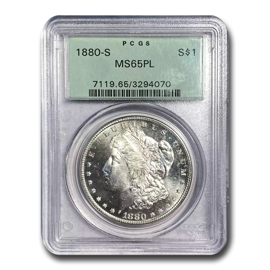 Buy 1880-S Morgan Dollar MS-65 PL PCGS