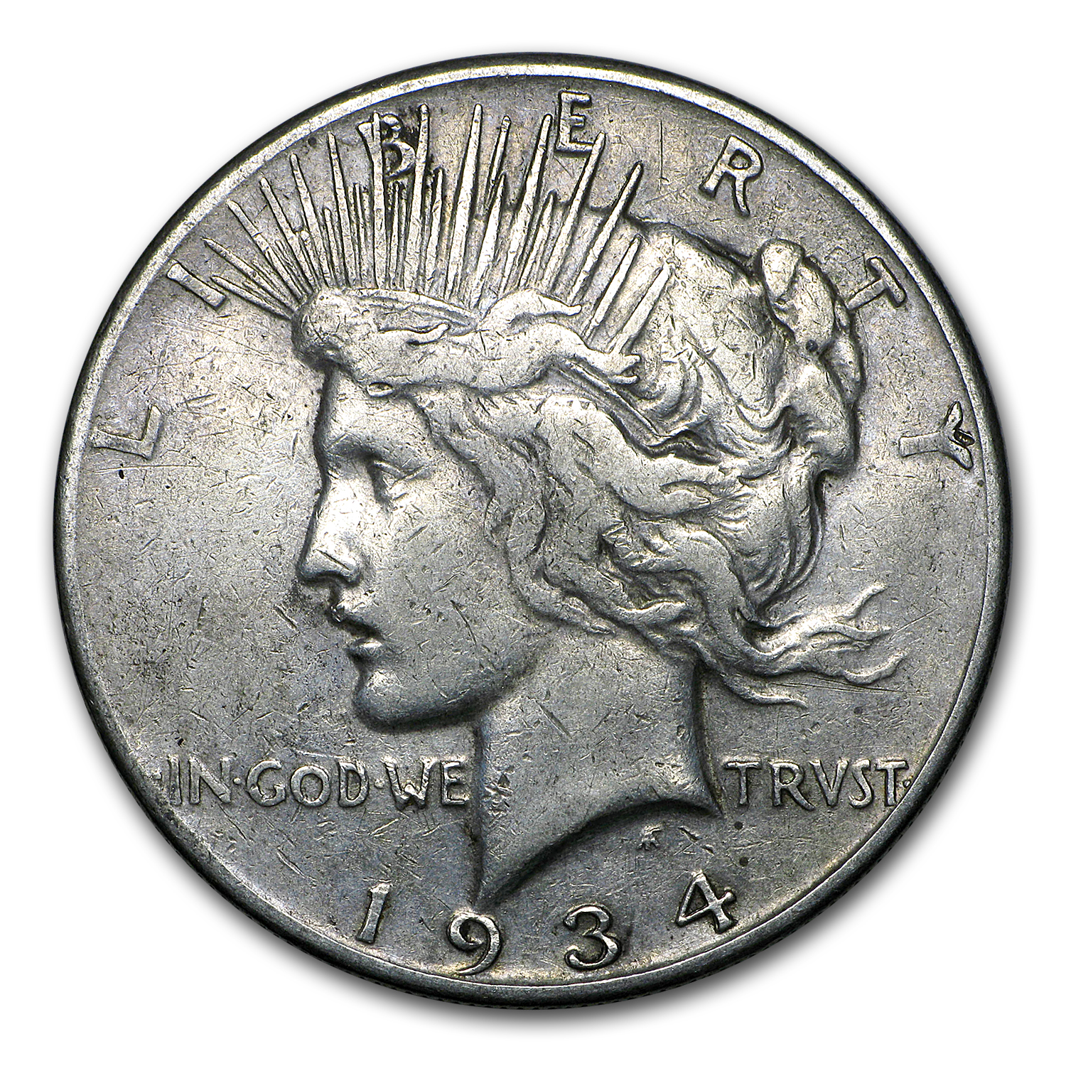Buy 1934-S Peace Dollar Fine