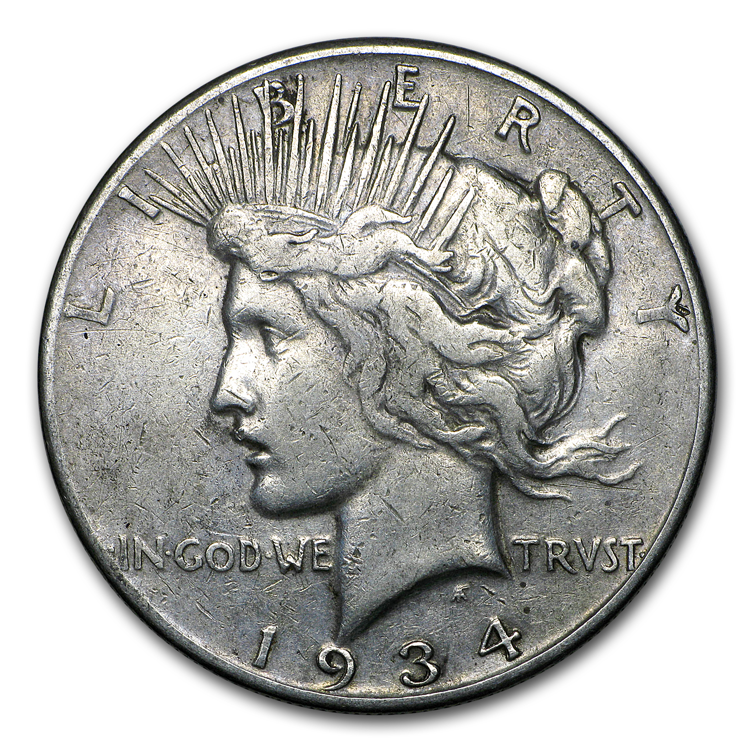 Buy 1934-S Peace Dollar Fine