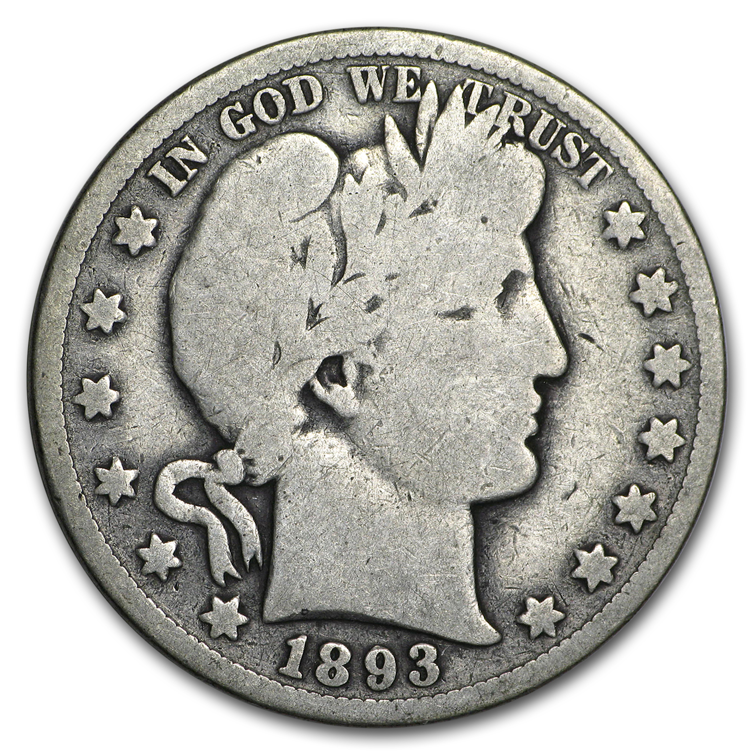 Buy 1893 Barber Half Dollar Good