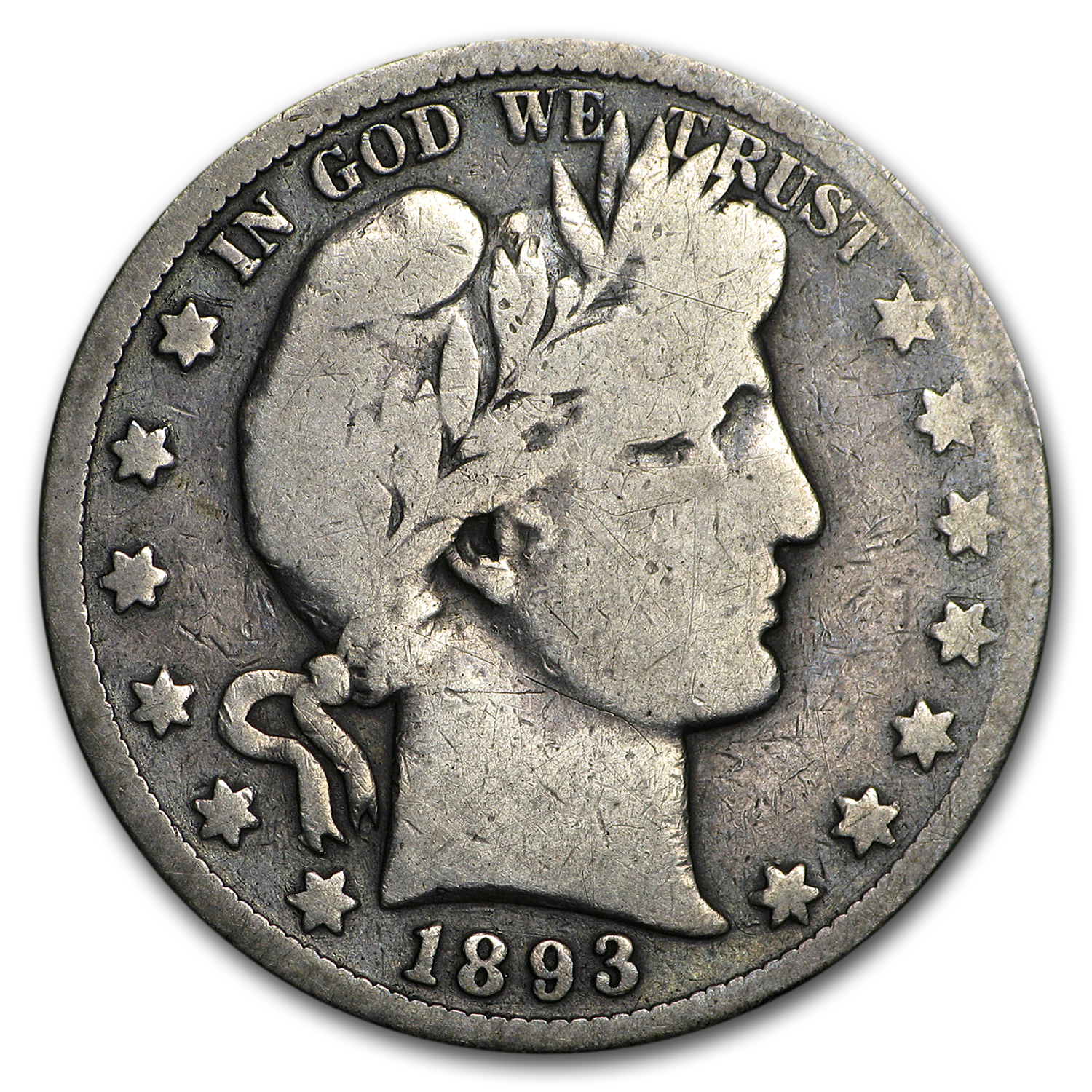 Buy 1893-O Barber Half Dollar Good