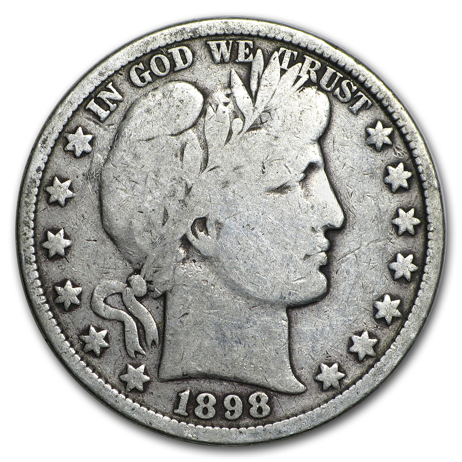 Buy 1898 Barber Half Dollar VG