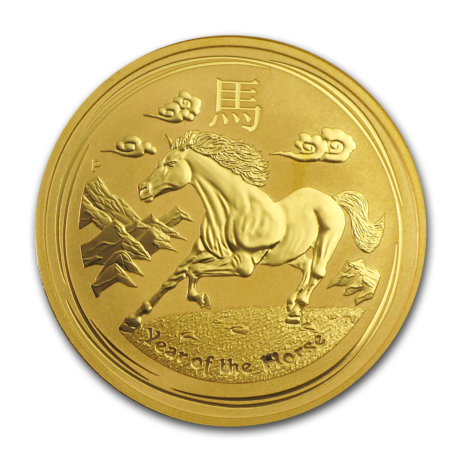 Buy 2014 Australia 1 oz Gold Lunar Horse BU (Series II) - Click Image to Close