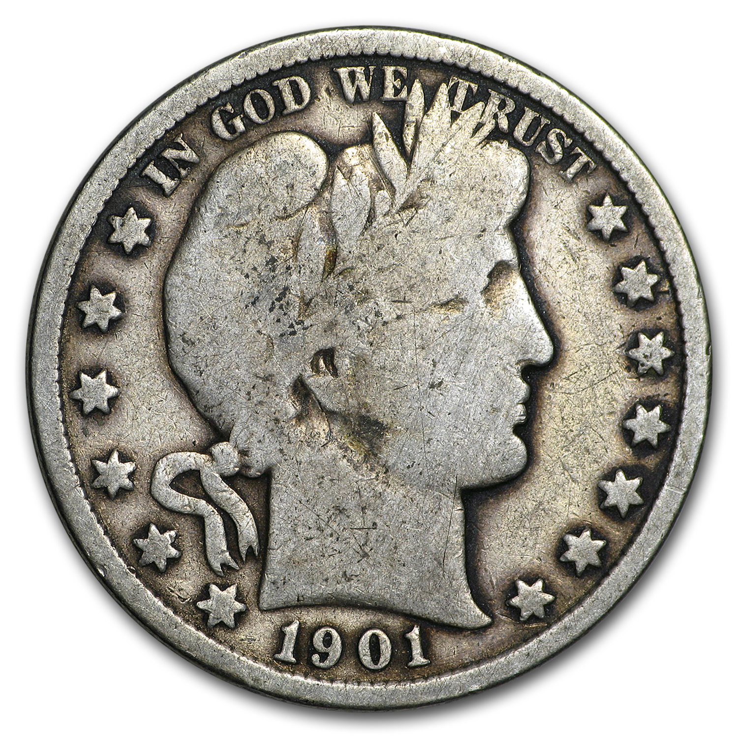 Buy 1901 Barber Half Dollar Good