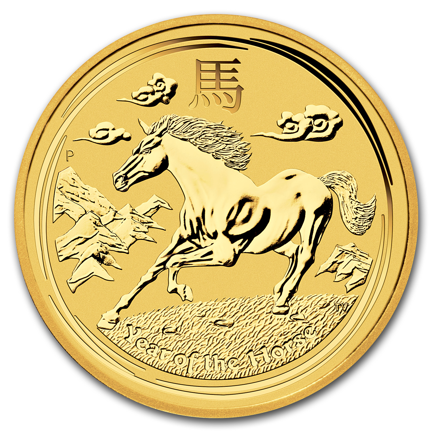 Buy 2014 Australia 1/4 oz Gold Lunar Horse BU (Series II)
