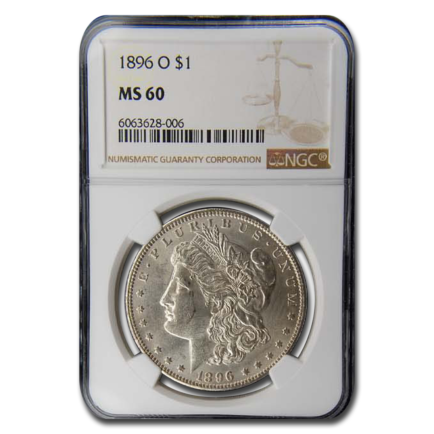 Buy 1896-O Morgan Dollar MS-60 NGC