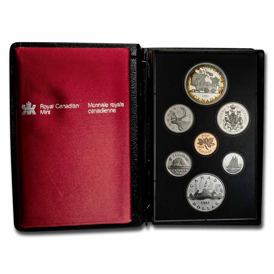 Buy 1981 Canada 7-Coin Double Dollar Proof Set - Click Image to Close