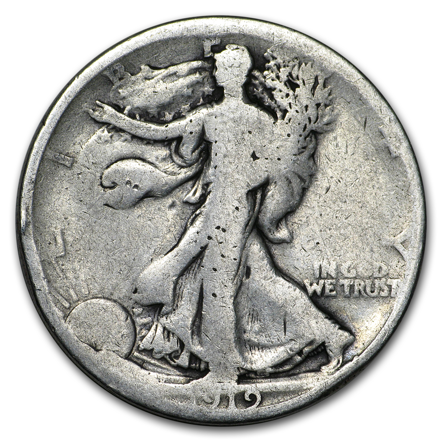 Buy 1919 Walking Liberty Half Dollar AG