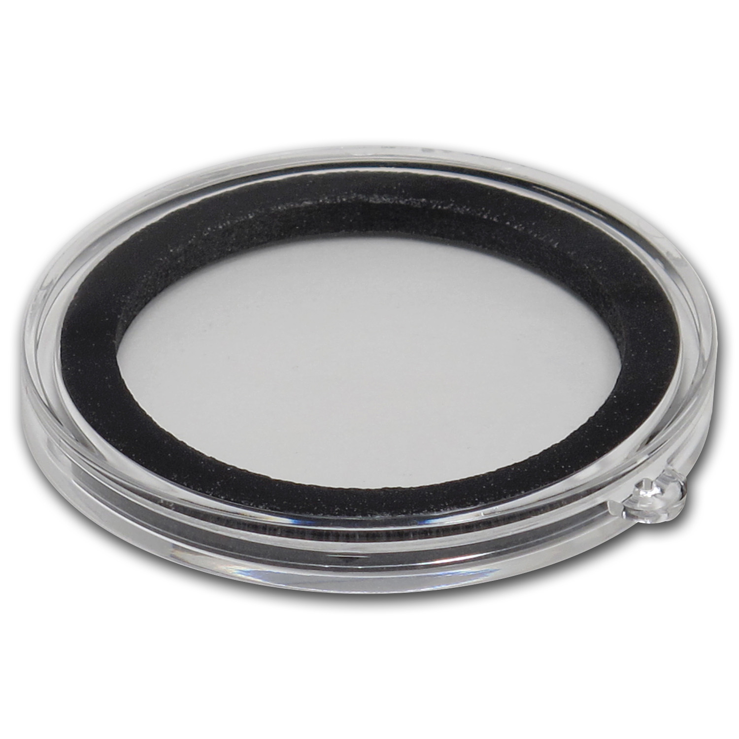 Buy Ornament Capsule for Silver Coins/Rounds - 38 mm (Black Ring) - Click Image to Close