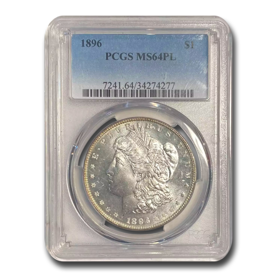 Buy 1896 Morgan Dollar MS-64 PL PCGS