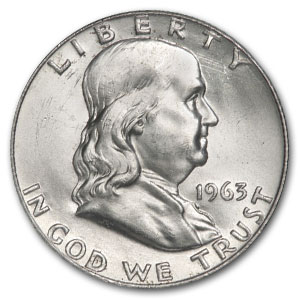 Buy 1963-D Franklin Half Dollar BU