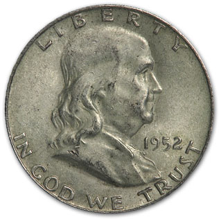 Buy 1952-D Franklin Half Dollar Fine/XF