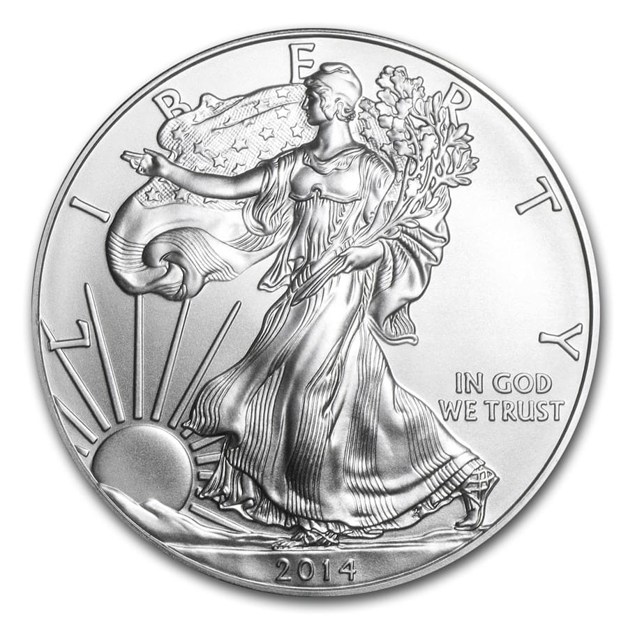 Buy 2014 1 oz American Silver Eagle BU