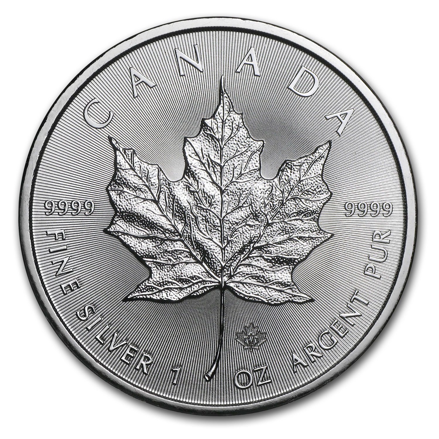 Buy 2014 Canada 1 oz Silver Maple Leaf BU