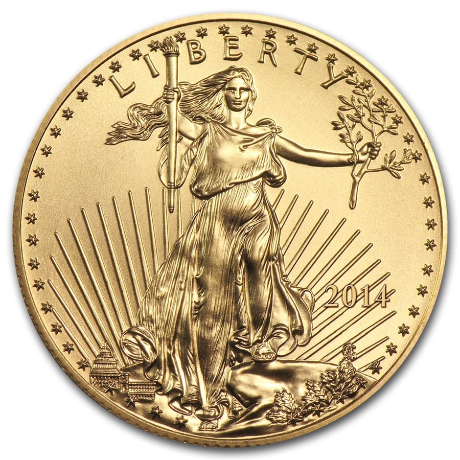 Buy 2014 1 oz American Gold Eagle BU