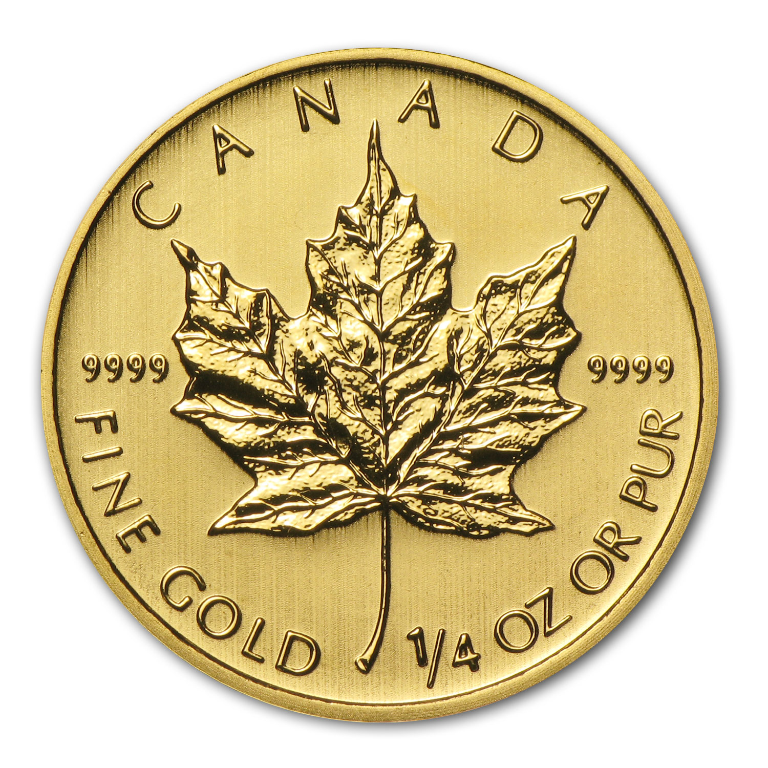 Buy 2014 Canada 1/4 oz Gold Maple Leaf BU