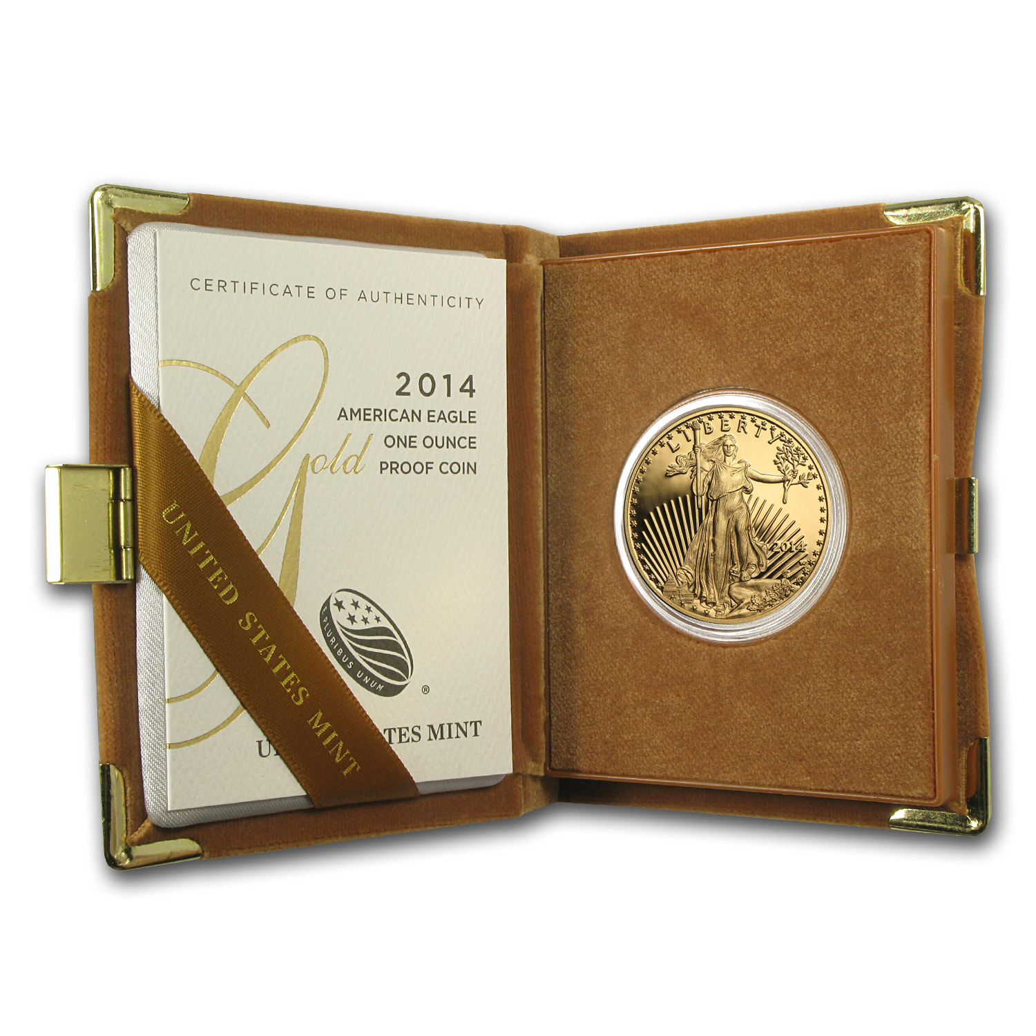 Buy 2014-W 1 oz Proof American Gold Eagle (w/Box & COA)