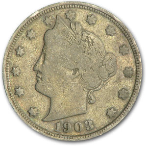 Buy 1903 Liberty Head V Nickel Good+