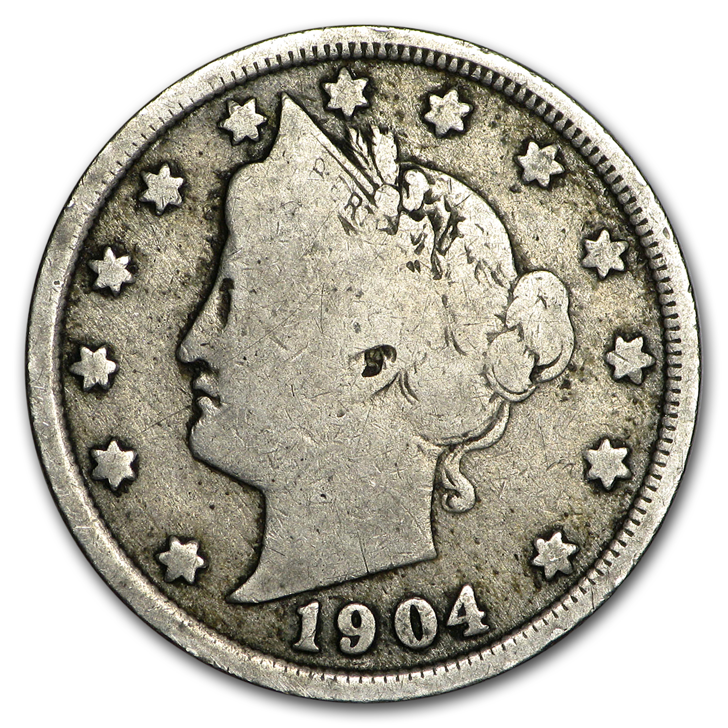 Buy 1904 Liberty Head V Nickel Good+