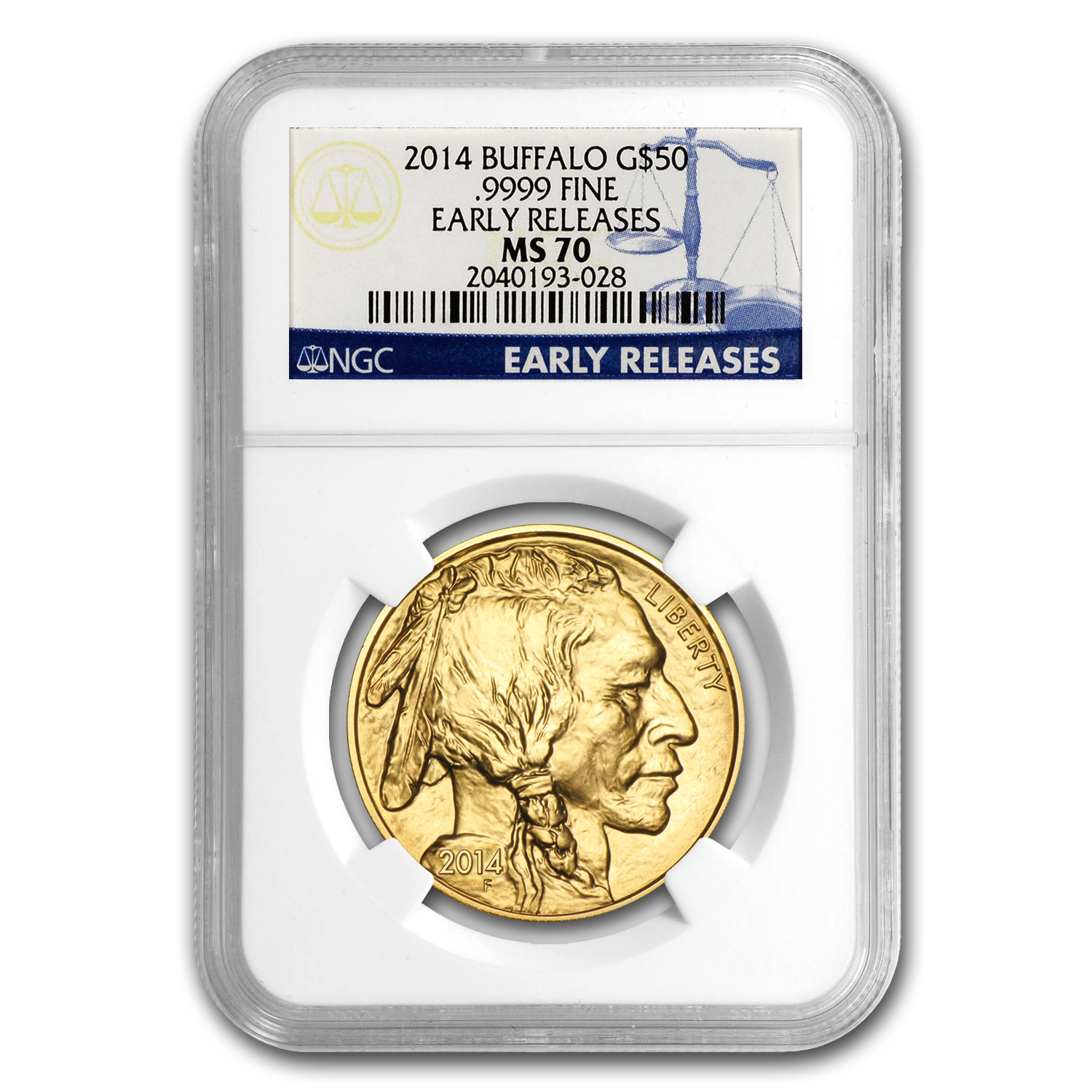 Buy 2014 1 oz Gold Buffalo MS-70 NGC (Early Releases)